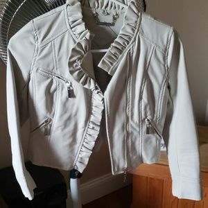 Joujou leather like jacket